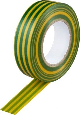 BG LUCECO Insulation Tape 20m x 19mm Yellow/Green
