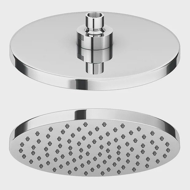 Cruze 200mm Round Shower Head + Swivel Joint
