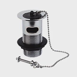 BASIN WASTE WITH PLUG &amp; CHAIN