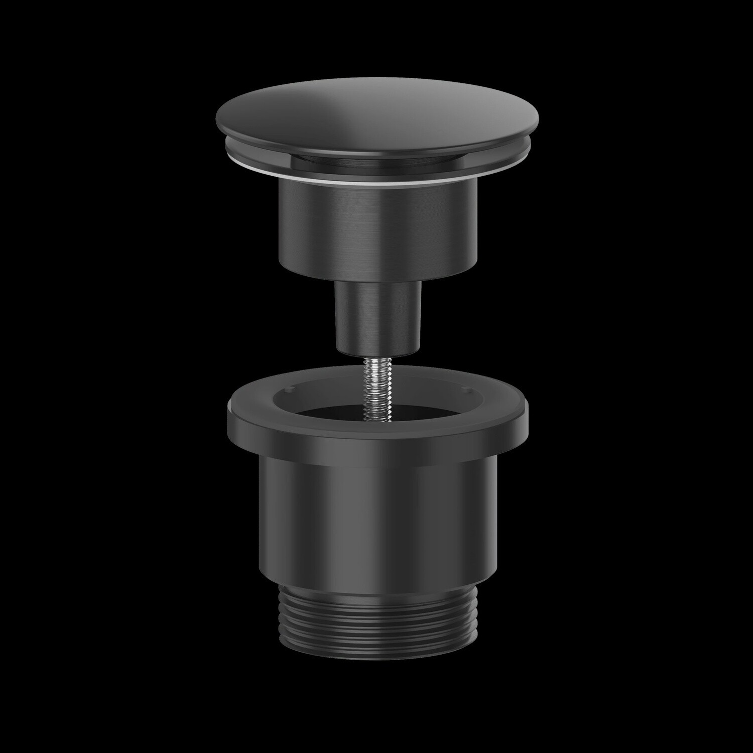 Viva Universal Basin waste Matt Black BWUNI/MB