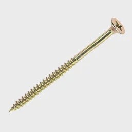 GOLDSCREW PZ DOUBLE-COUNTERSUNK SELF-TAPPING MULTIPURPOSE SCREWS 6MM X 100MM 100 PACK