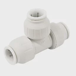 JG SPEEDFIT PLASTIC PUSH-FIT EQUAL TEE 22MM