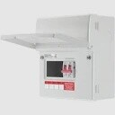 Garage Kit - 4 Mod IP20, 100A Main Switch, 6 + 16A MCB