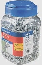 RAWLPLUG SELF-DRILLING PLASTERBOARD FIXINGS STEEL 31MM 800 PACK
