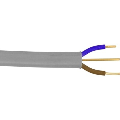 Pitacs Twin &amp; Earth Cable (6242Y) Grey 1.5mm2 Drum