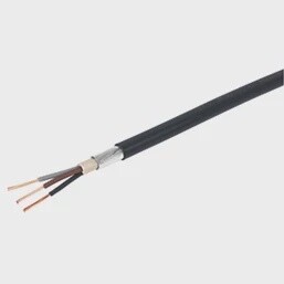 BLACK 3-CORE 2.5MM² ARMOURED CABLE PER MCOIL