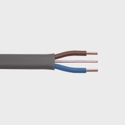 GREY 6MM² TWIN &amp; EARTH CABLE 10M COIL