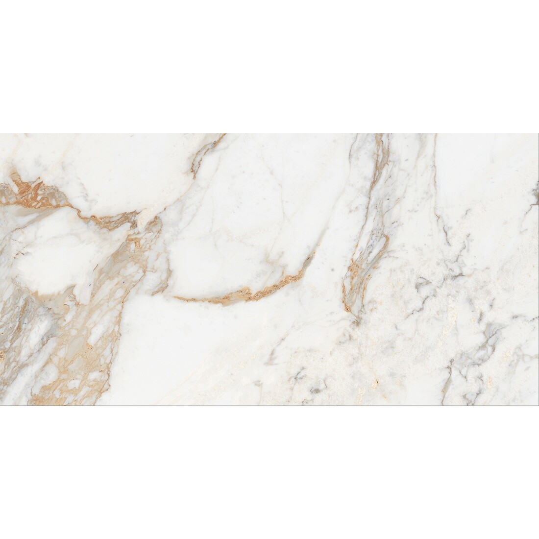 Icon Gold 60x120 White Polished Tiles
