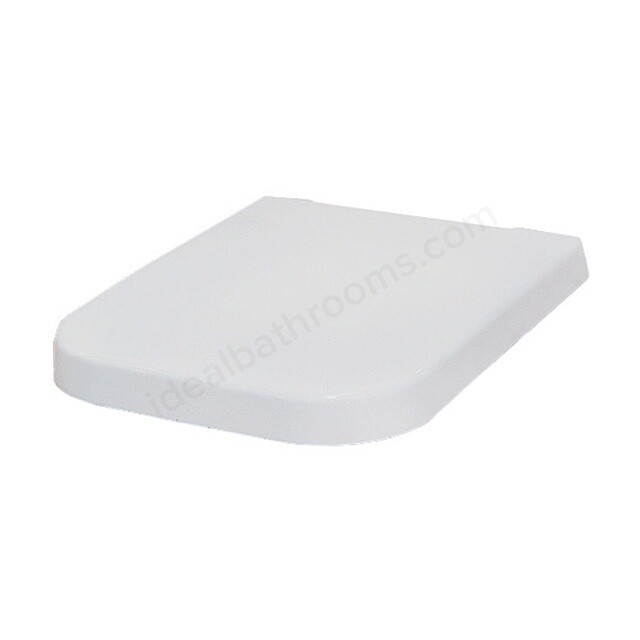 RAK Ceramics Series 600 Slim Wrap Over Soft Close Urea Toilet Seat &amp; Cover - White