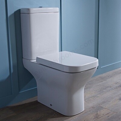 Tavistock Structure 340mm Open Back Close Coupled Toilet Pan - White