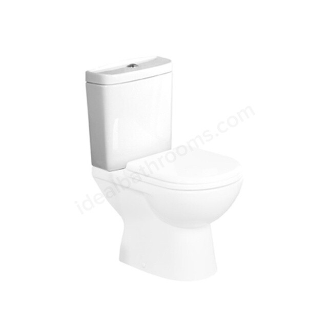 Tavistock Micra Dual Flush 6/4 Litre Close Coupled Cistern - White