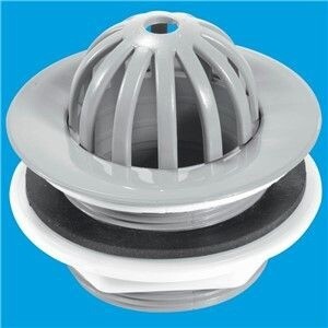 McAlpine 2” Domed Urinal Waste Grey GWU20