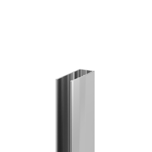 Pacco 10mm Polished Chrome 2000mm Decorative End Profile