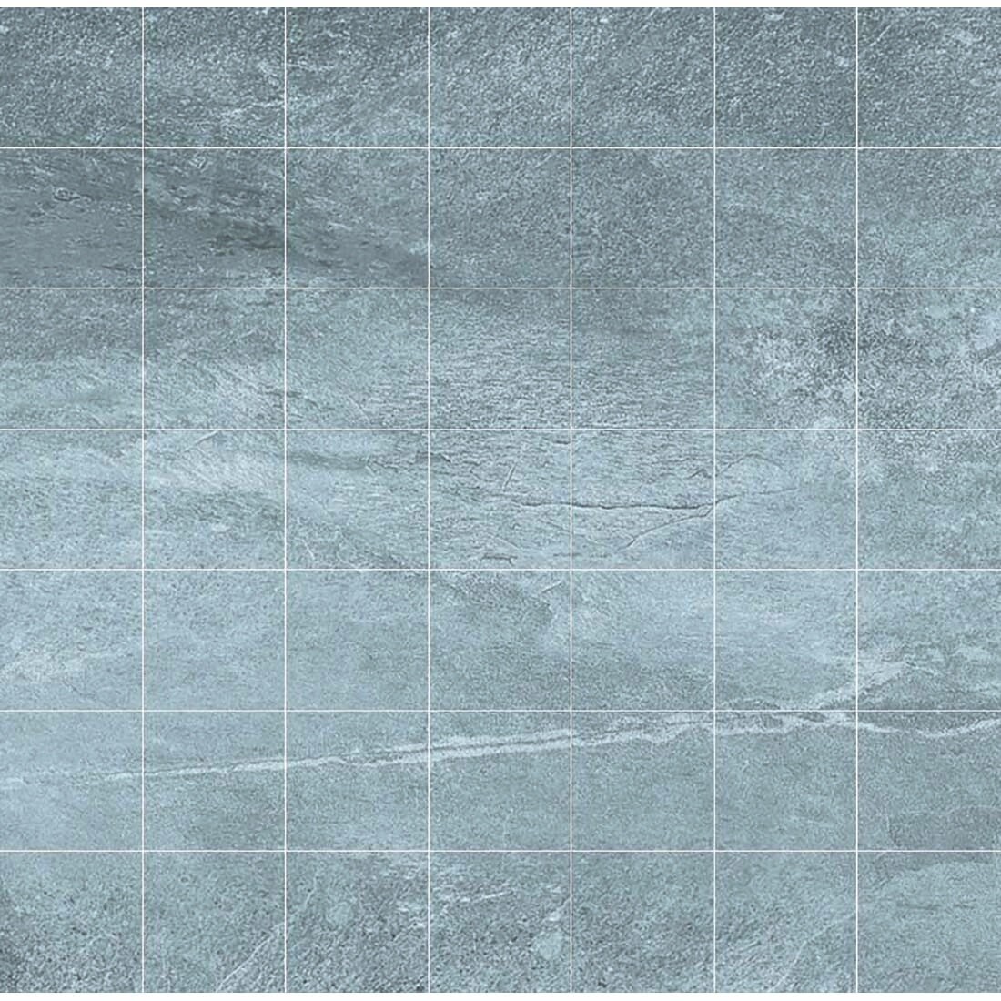 Delta Mosaic 33x33 Dark Grey Matt Tile