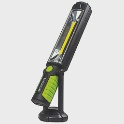 LUCECO RECHARGEABLE LED INSPECTION TORCH WITH POWERBANK GREEN &amp; BLACK 450LM