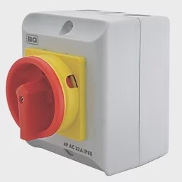 BRITISH GENERAL CPRSD432 32A 4-POLE ROTARY ISOLATOR SWITCH NO