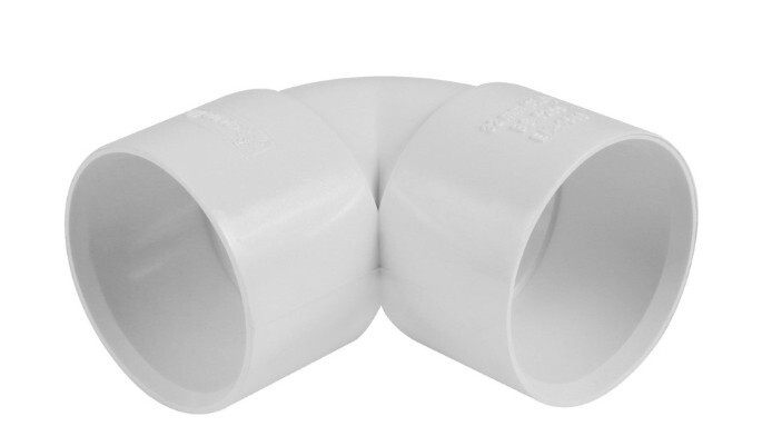 Solvent Weld Bend 90° 32mm White