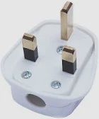 13A FUSED PLUG WHITE