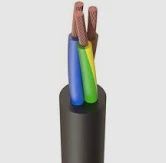 10mm² 3 Core HO7RNF Rubber Flexible Cable (Cut Length Sold By The Mtr)