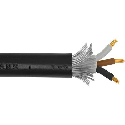 6943X BLACK 3-CORE 2.5MM² ARMOURED CABLE 10M COIL