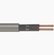 Cable YY LSZH 2 Core Coloured 1.5mm² Grey 1M