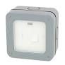 BRITISH GENERAL IP66 13A WEATHERPROOF OUTDOOR SWITCHED FUSED SPUR &amp; FLEX OUTLET WITH NEON