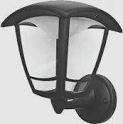 LUCECO OUTDOOR LED BOTTOM ARM COACH LANTERN BLACK 8W 640LM