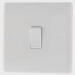 BRITISH GENERAL 800 SERIES 10AX 1-GANG INTERMEDIATE SWITCH WHITE