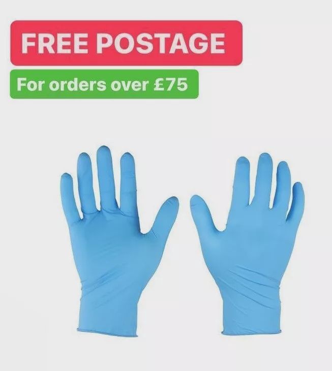 Timco - Nitrile Gloves - Blue (Size M, L, XL - 100 Pieces
