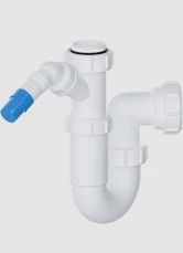 Viva 1 1/2&quot; (40mm) Sink Trap with 135 Degree Single Nozzle