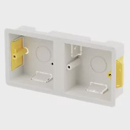 BG 1 + 1-GANG DRY LINING KNOCKOUT BOX 35MM