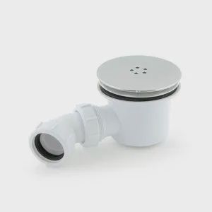Shower Waste Trap - 1.1/2&quot;/40mm, Chrome