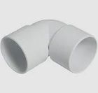 FLOPLAST BENDS 90° WHITE 40MM 5 PACK