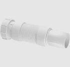 MCALPINE FLEXCON6 FLEXIBLE WASTE PIPE FITTING WHITE 40MM X 210MM