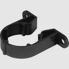 Plastic Waste Pipe Wall Bracket | Black | 32mm