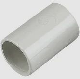 Solvent Weld Overflow Straight Coupling 21.5mm White