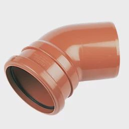Push-Fit 45° Single Socket Bend 110mm