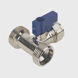 BSP Compression Appliance Tee Brass 3/4&quot; x 3/4&quot; x 15mm
