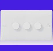 BG 3 gang dimmer switch
