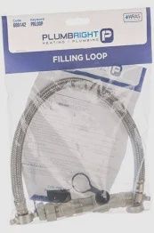 Filling loop with pressure gauge