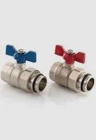 KeyPlumb UFH - 1&quot; Isolation Ball Valve - Pair