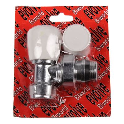 Evolve Double Packing Gland O-Ring Tail 15 mm Angled Wheel Head Valve