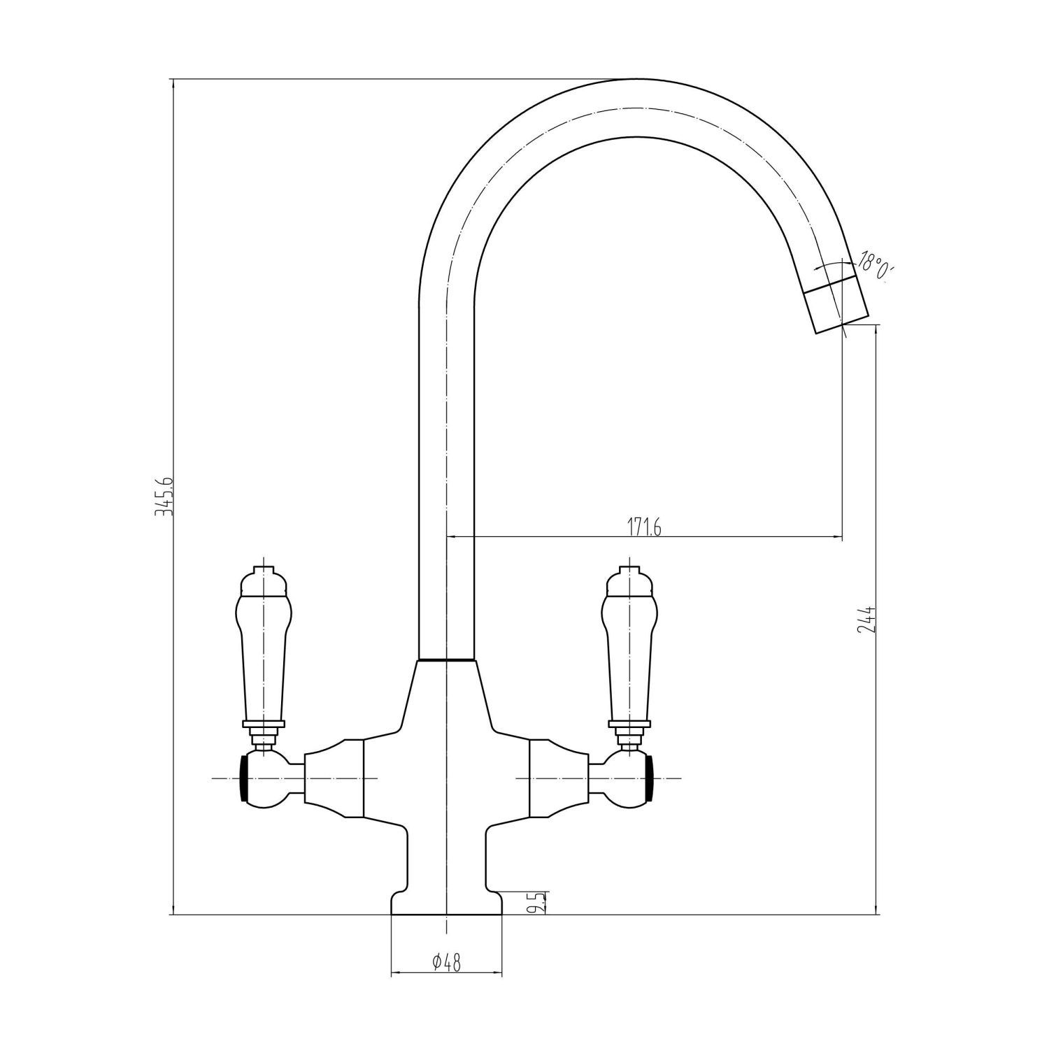 Scudo Harrogate Kitchen Tap KT13