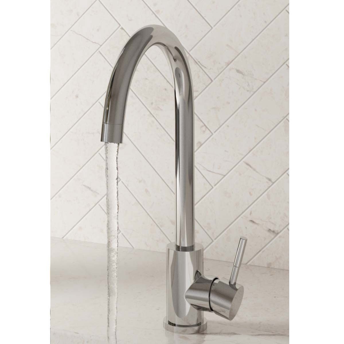 Scudo Manhattan Chrome Kitchen Mixer Tap KT41