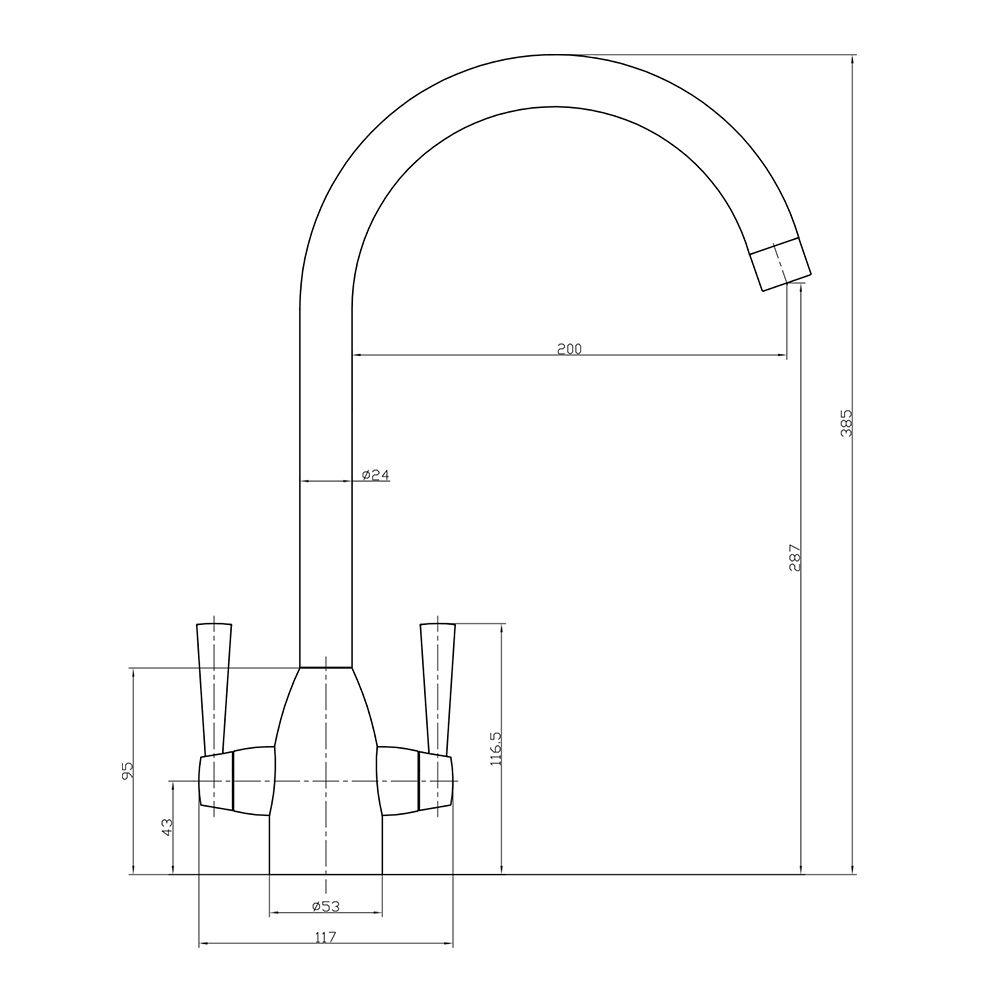 Scudo Marlo Kitchen Tap KT14L