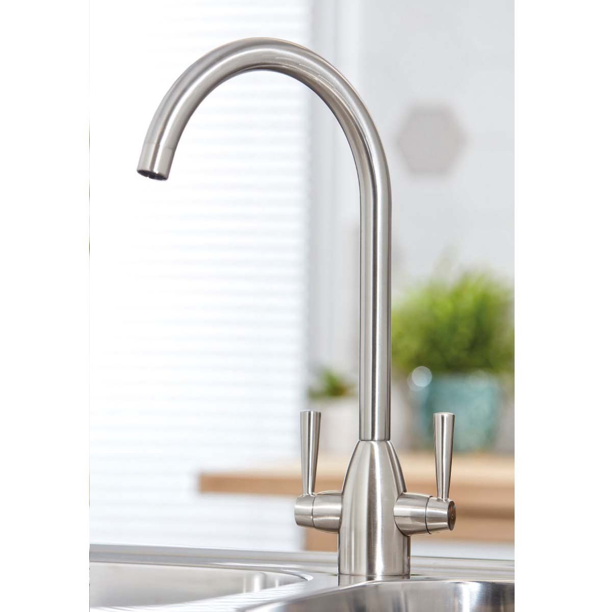 Scudo Marlo Kitchen Tap – Brushed Nickel NICK14L