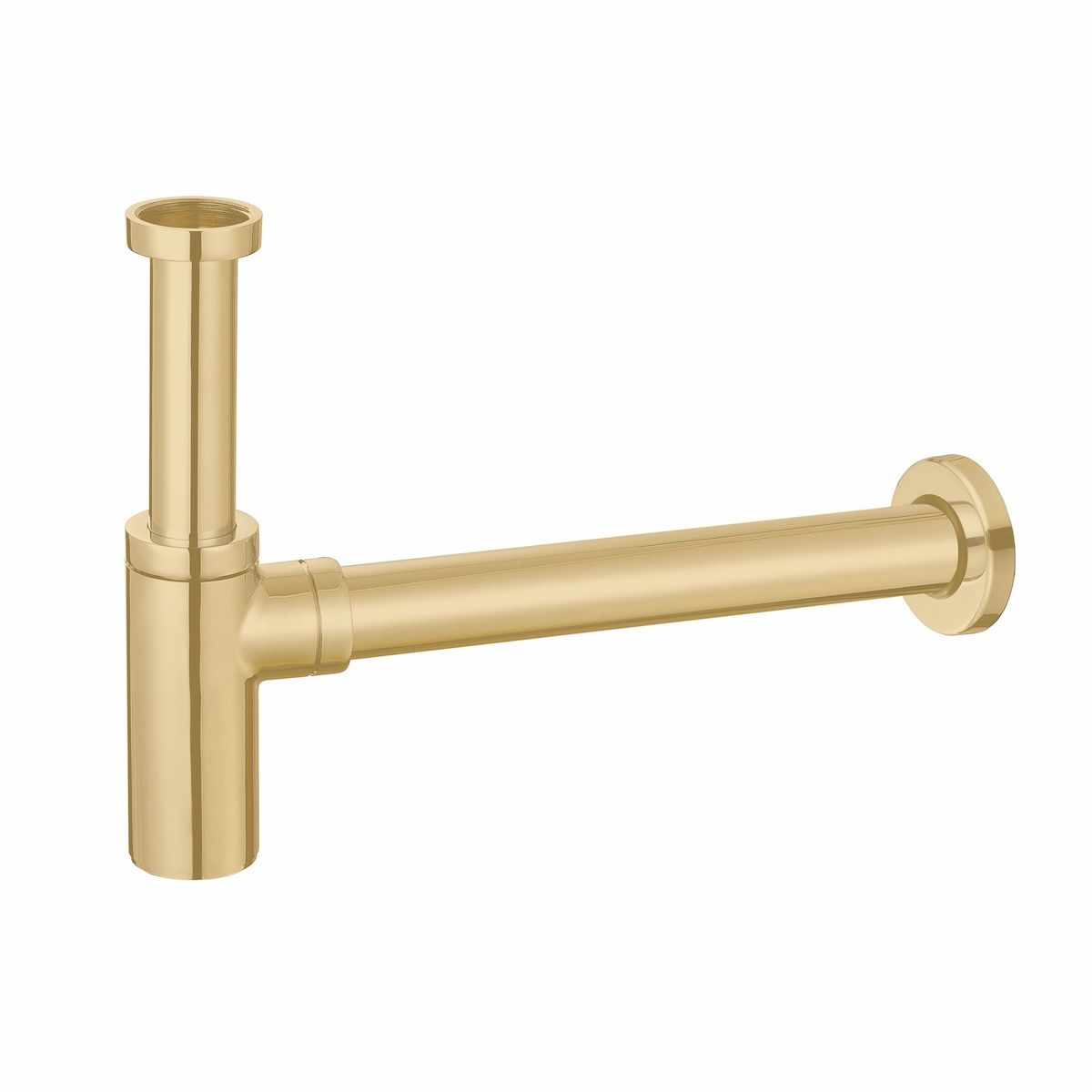 Scudo Minimalist Bottle Trap Brushed Brass BT04