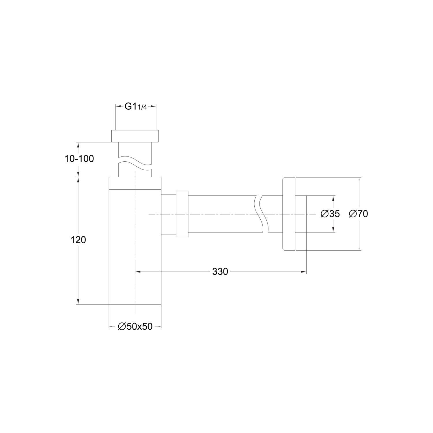 Scudo Square Bottle Trap BT03