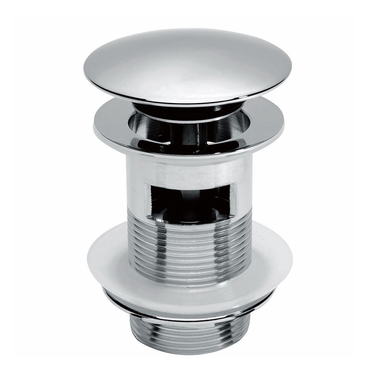 Scudo Round Dome Slotted Sprung Basin Waste WASTE92L