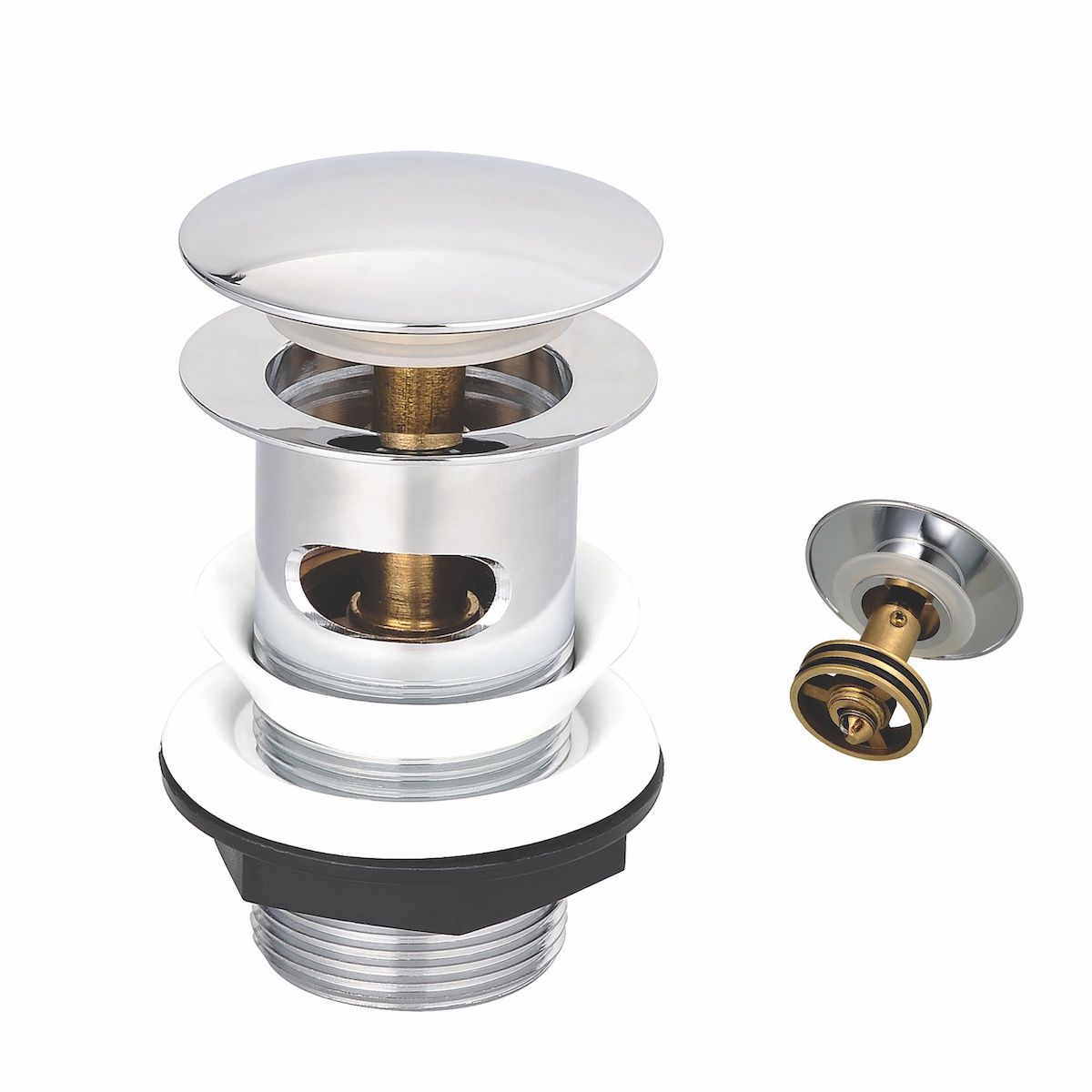 Scudo Round Dome Slotted Sprung Basin Waste – Easy Clean WASTE88